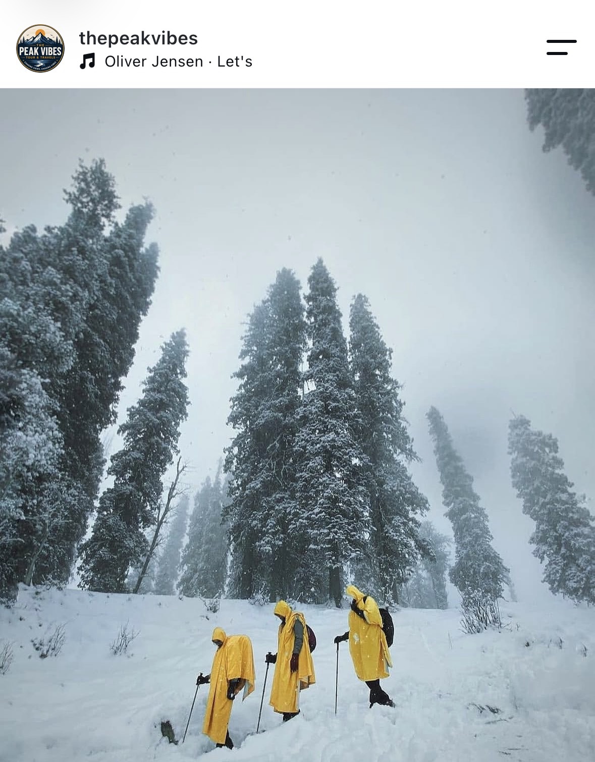 Instagram post from traveler